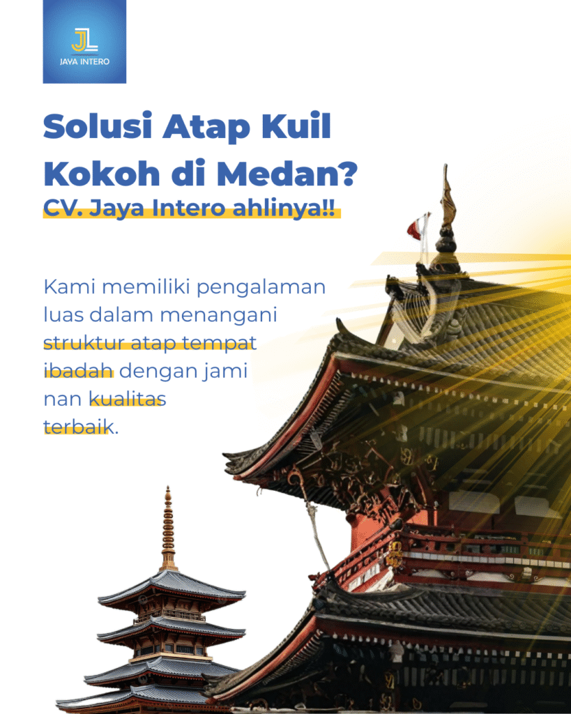 Harga Pemasangan Atap Kuil Di Medan 