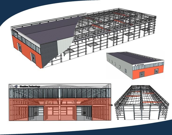 Desain Atap Showroom