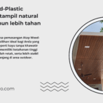 Atap Wood-Plastic Composite (WPC