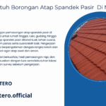 Borongan Atap Spandek Pasir Jaya Intero Di Medan