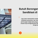 Borongan Atap Kaca Sandblast Jaya Intero di Medan
