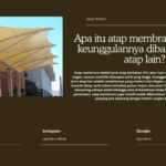 Borongan Atap Membrane di Medan