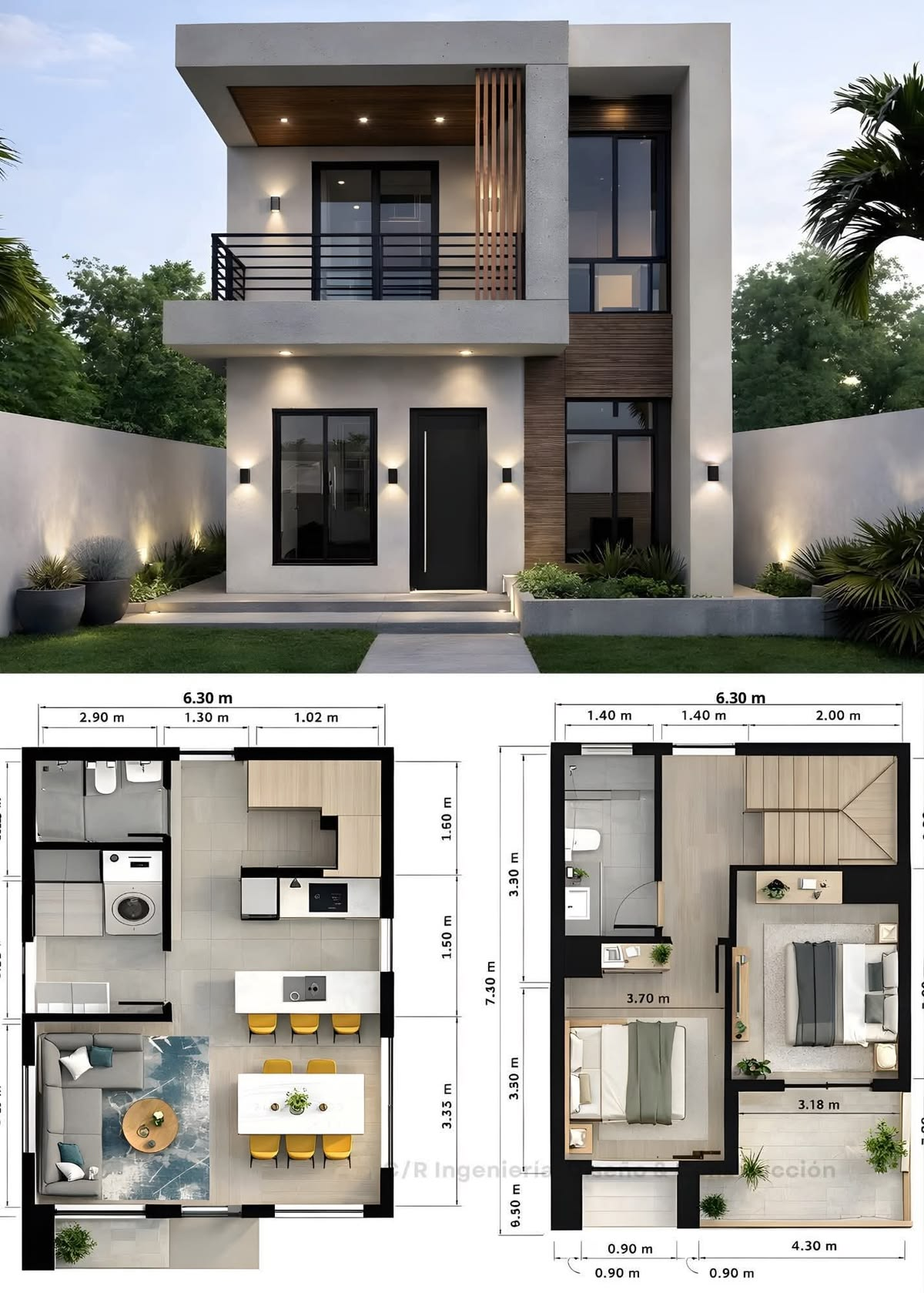 Desain Rumah Modern Minimalis 2 Lantai Medan